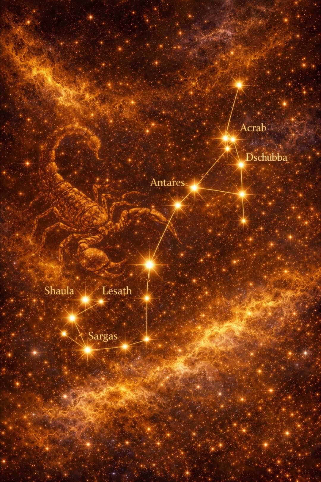 Scorpius Constellation mythology illustration